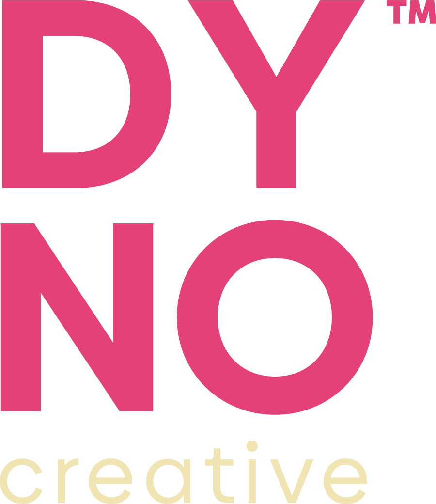 DYNOCreative pink and black logo design